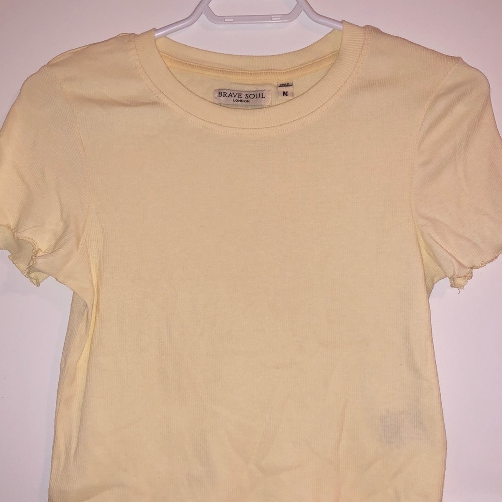 Yellow Frilled T-Shirt 💛